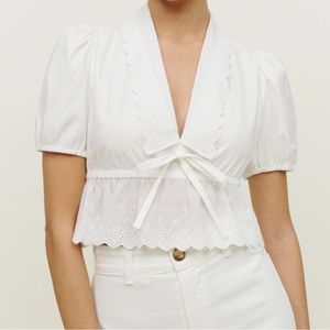 Reformation Raine top - size 0